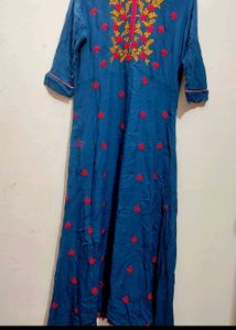 Blue Kurti For Girl Or Woman 36 Bust