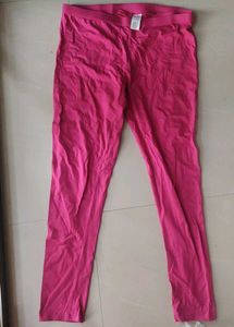 W  brands Pink Leggings One Time Used