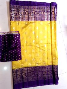 Urbasi  Deginer Silk Saree With Blouse Piece