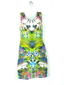 Multicolour Printed Sleeveless Dress (Women)
