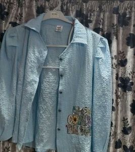 Vintage Light Blue Button Down