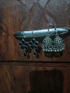 Two Sets Of Ethnic Earrings