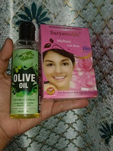 ❤️OLIVE OIL & MULTANI WITH ROSE PACK