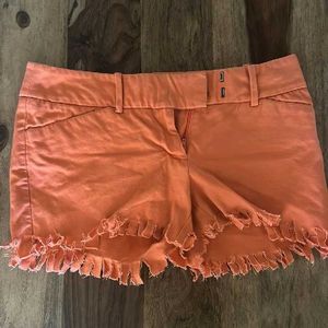 Beautiful Drill Orange Stretchable Short Denim