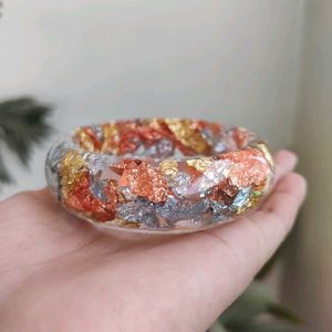 Tri-colour Flakes Bangle ✨