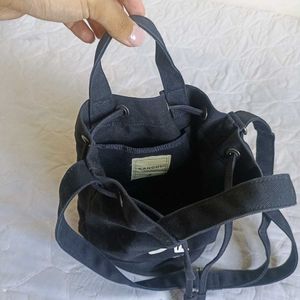 Kangol Black Bucket Bag