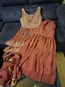 Embroidered Indian Outfit