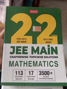 Unused MTG Publication JEE Mains Maths PYQ's