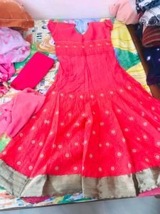 Cotton Anarkali Kurta Set
