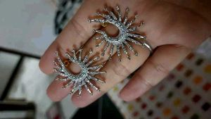 Stone Work Earring