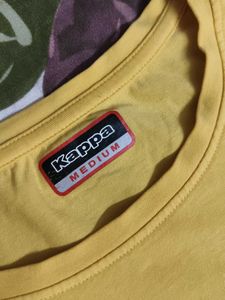 Yellow Kappa T-shirt