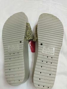Sparkly Slip-On Sandals
