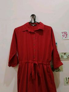 Maroon Jumpsuit