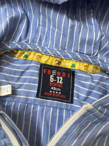 Kids Zipper And Shorts Set (6-12 Months)