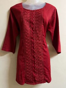 Red Plus Side One Piece