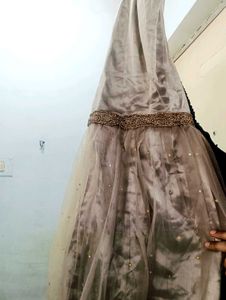 Elegant Gold Stone Garara Suit