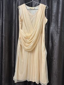 Elegant Beige Dress