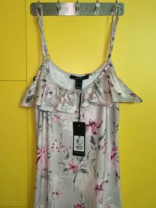 Floral Print Hi-Lo Dress