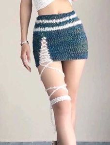 Crochet Mini Skirt