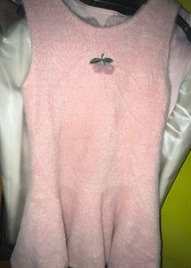 Cute Pink Sleeveless Dress