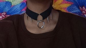 Egirl Goth Spike  Choker