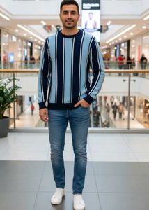 Striped Knit Sweater