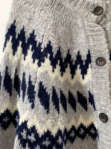 Patterned Knit Cardigan