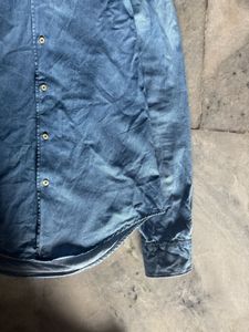 Zara Man Denim Shirt  Button Down