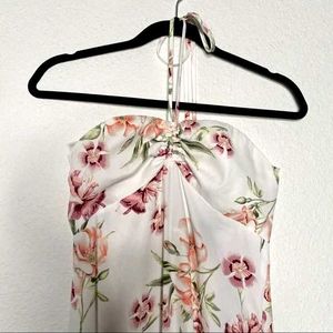 ❤️‍🔥Floral Halter Neck Slip Dress❤️‍🔥