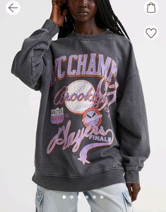 Cool Oversized Cartoon Sweatshirt