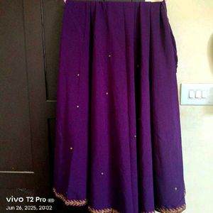Purple Embellished Blouse