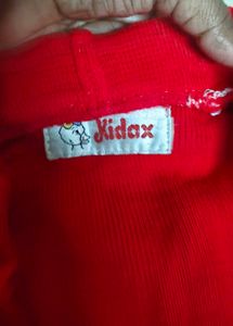 Red Cardigan - Kids Basics