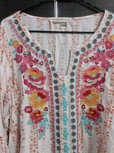 Embroidered Tunic Top
