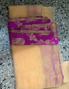 New Pink And Sandal Lehanga Choli Fabric