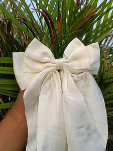 Elegant White Bow