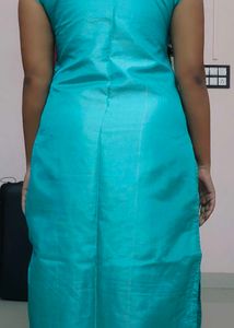 Teal Embroidered Kurta