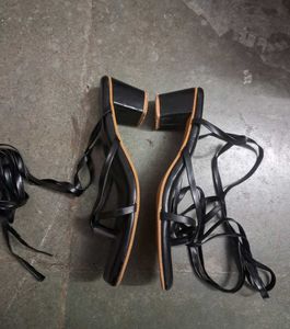 Black Strappy Sandals