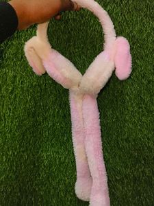 Cute Bunny Ear Warmer Scarf