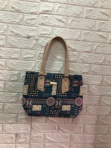 Patterned Tote Bag