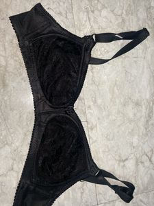 Black Lace Bra