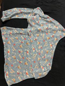 Floral One-Shoulder Top