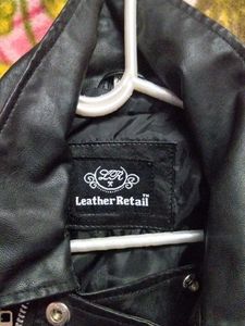 Stylish Black Faux Leather Jacket