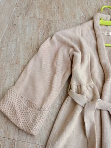 Beige Overcoat