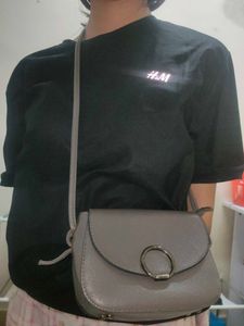 Chic Grey Crossbody Bag