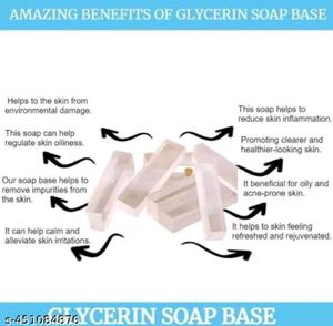 Clear Glycerin Melt &amp; Pour Soap Base 500 Gram