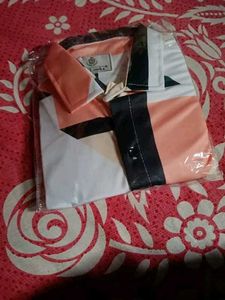 Geometric Print Casual Shirt