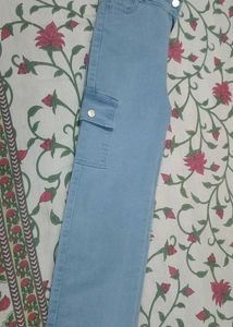 Blue Cargo Pant.
