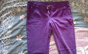 Purple Corduroy Pants