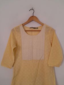 Embroidery Cotton Kurti 💛🦋