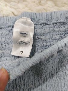 Cute Blue Smocked Top